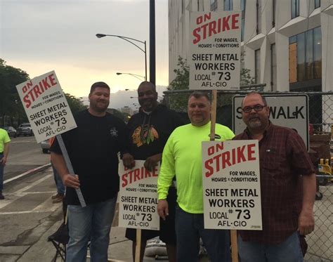 local 7 sheet metal workers|sheet metal union strike.